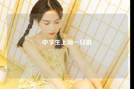中学生上海一日游